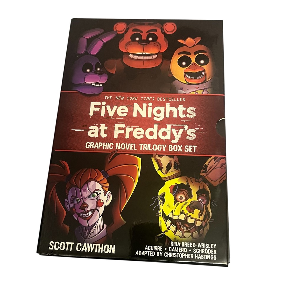 Five Nights at Freddy's Graphic Novel Trilogy Box‎ Set Scott Cawthon FNAF Books